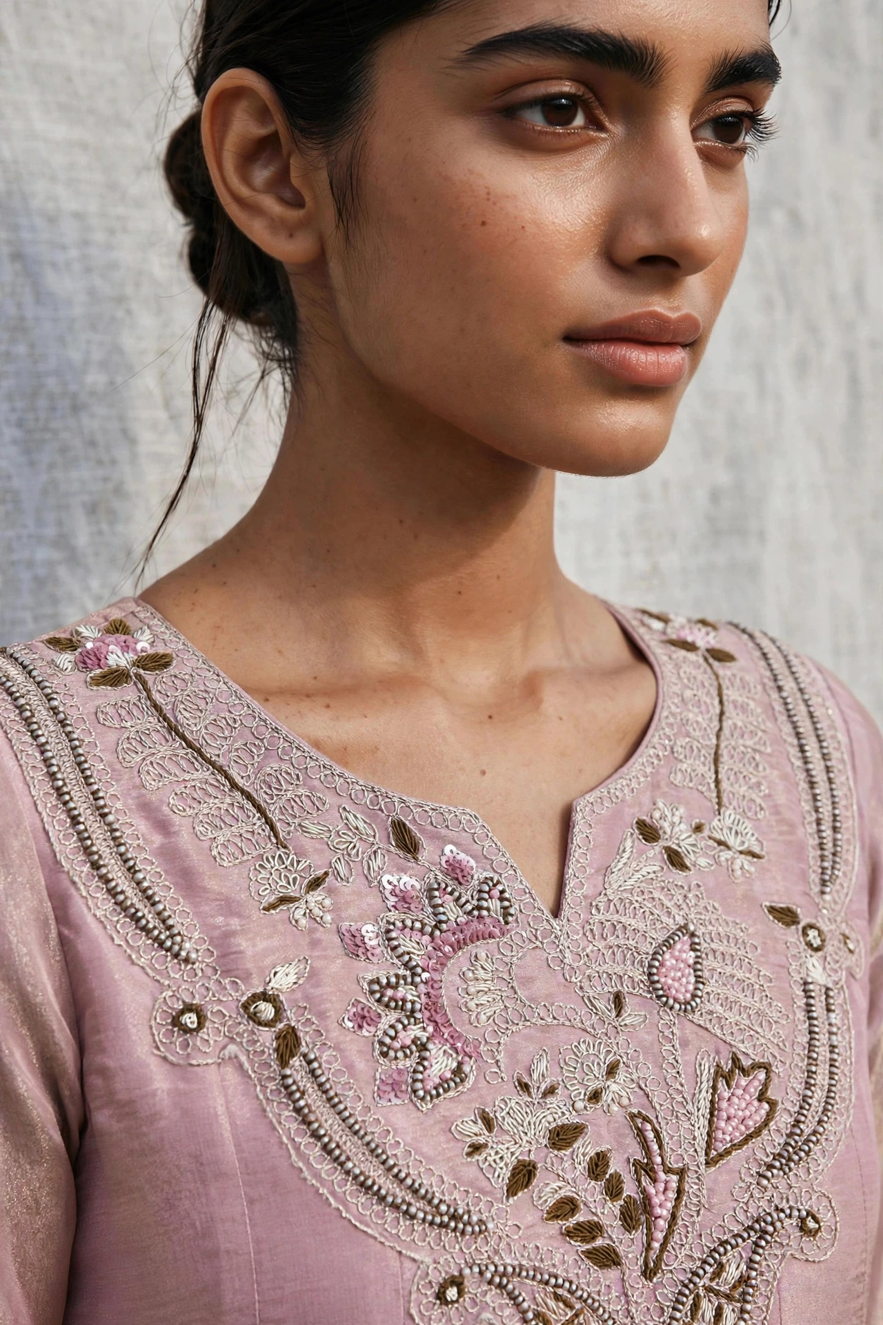 Viscose Rassion Tissue Suit with Organza Dupatta